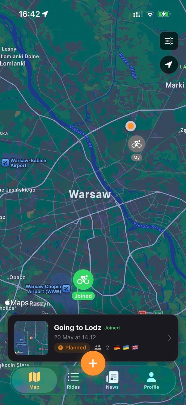 Ride Map